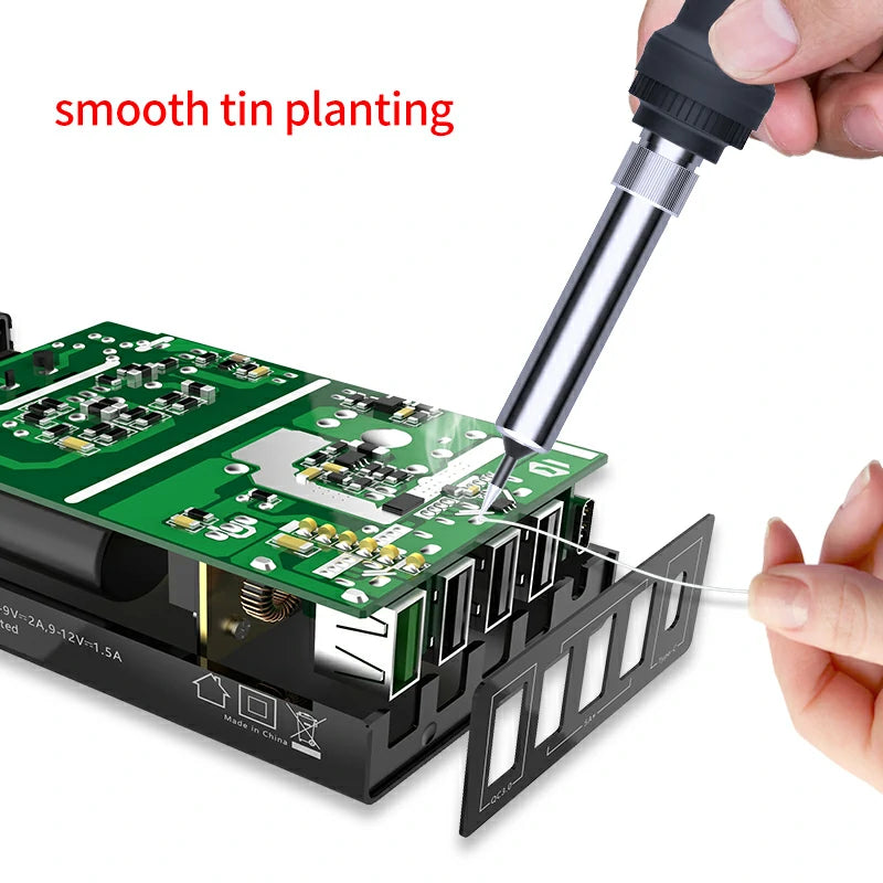 Chargez l'image dans la visionneuse de la galerie, AiXun 936 Universal Lead-Free Silver Soldering Iron Tips – 5PCS Set - Polar Tech Australia