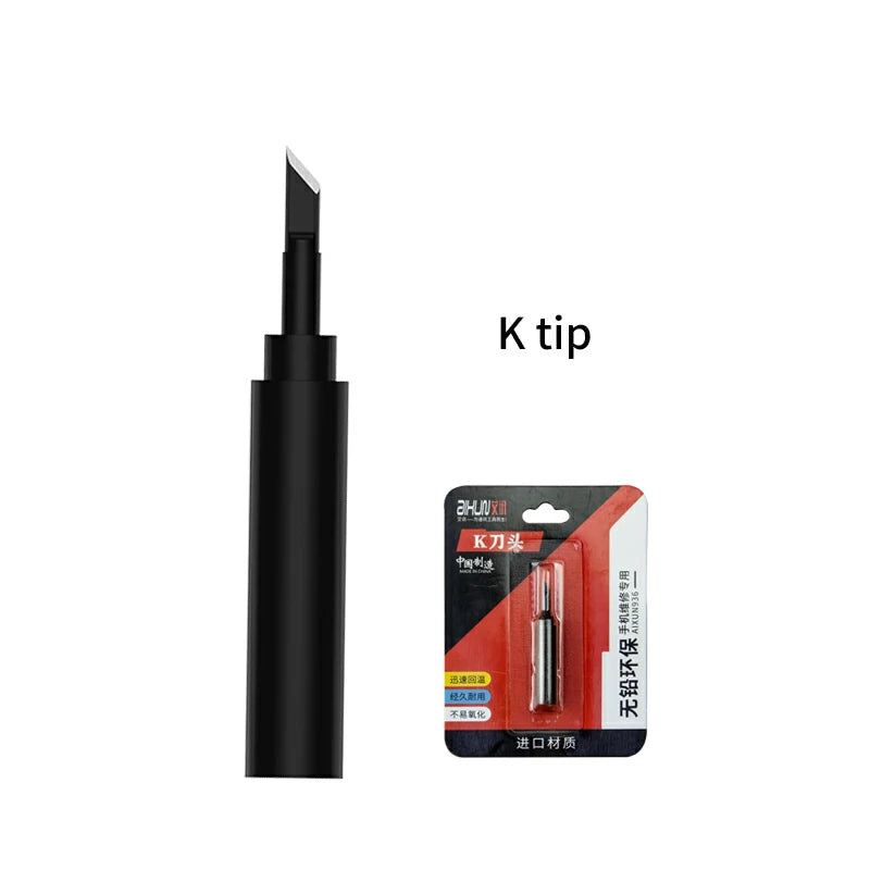 Chargez l'image dans la visionneuse de la galerie, AiXun 936 High-Level Lead-Free Soldering Iron Tips for T3A Soldering Station - Polar Tech Australia