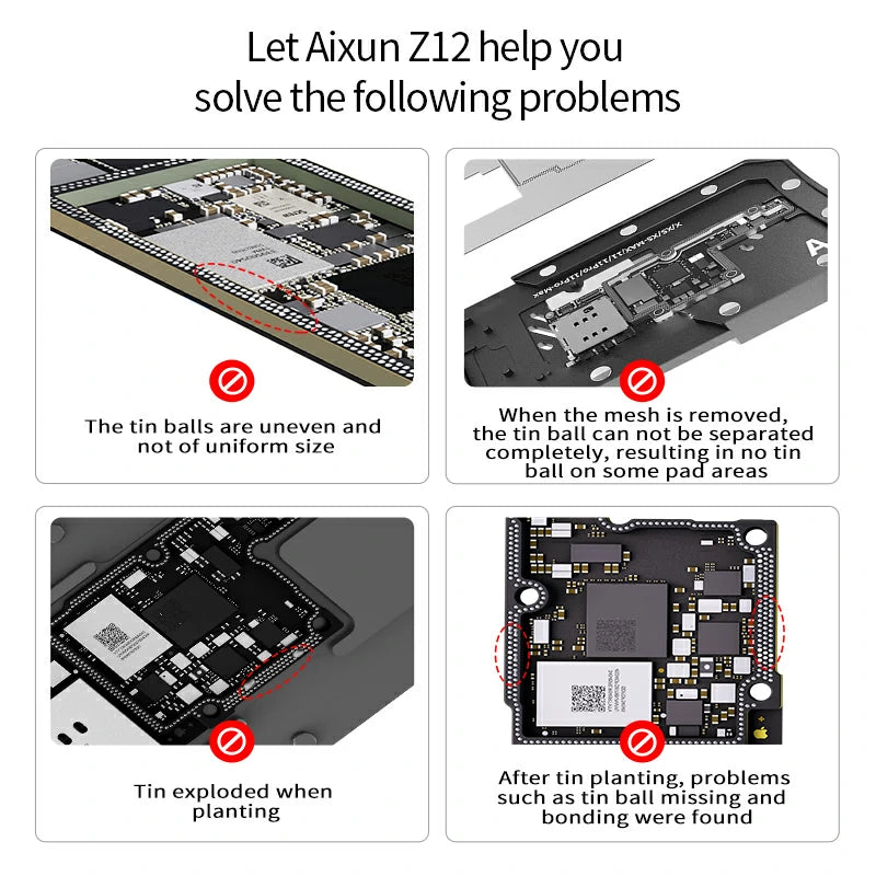 Cargue la imagen en el visor de la galería, AiXun Z12 Strong Magnetic Middle Frame Reballing Platform – For iPhone 12 Series Motherboard Repair - Polar Tech Australia