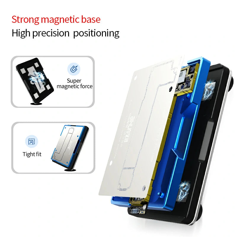 Cargue la imagen en el visor de la galería, AiXun Z12 Strong Magnetic Middle Frame Reballing Platform – For iPhone 12 Series Motherboard Repair - Polar Tech Australia