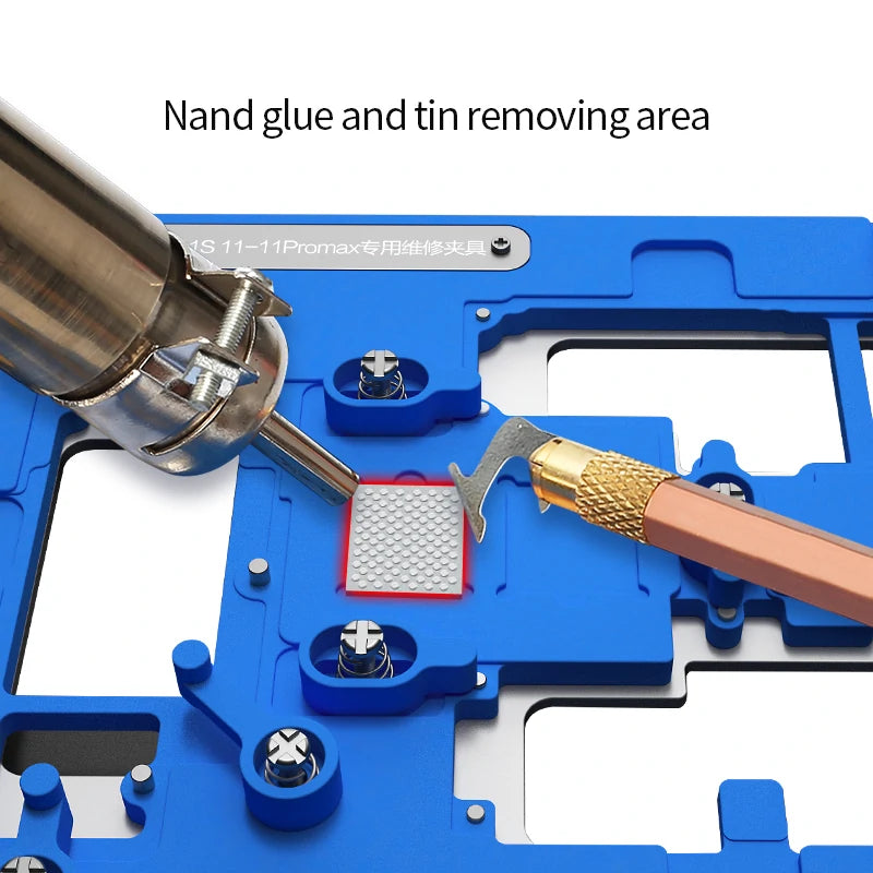 Load image into Gallery viewer, AiXun FT11S Logic Board Repair Fixture – Professional Mainboard Separation & Soldering Jig for iPhone 11 Series - Polar Tech Australia