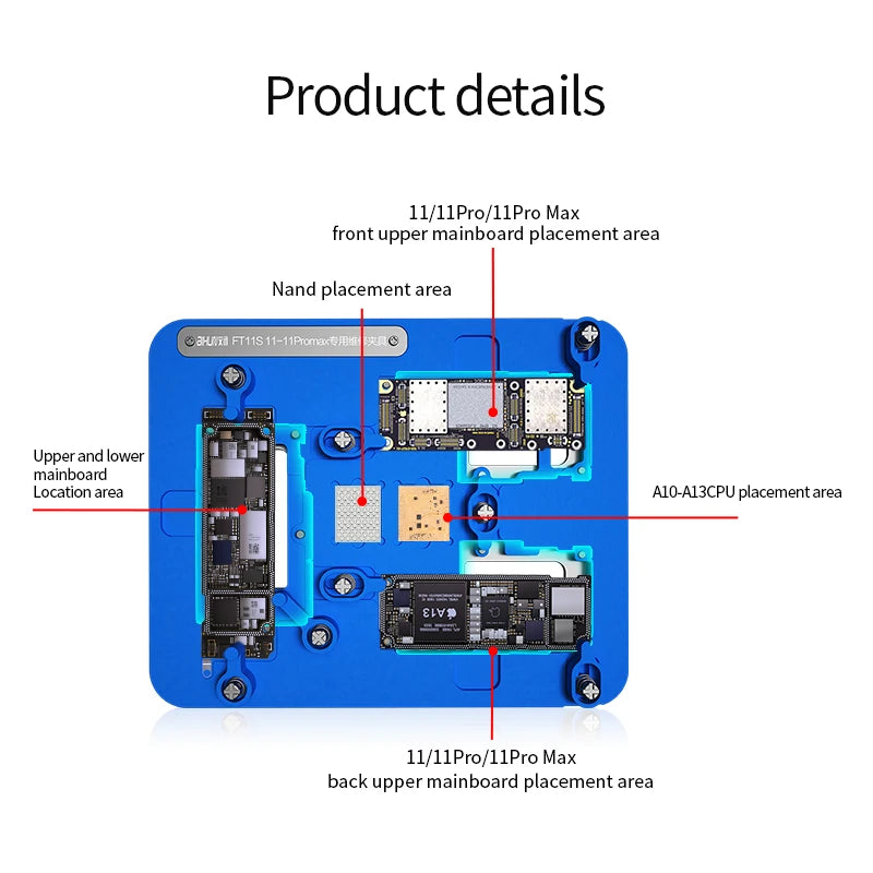 Load image into Gallery viewer, AiXun FT11S Logic Board Repair Fixture – Professional Mainboard Separation & Soldering Jig for iPhone 11 Series - Polar Tech Australia