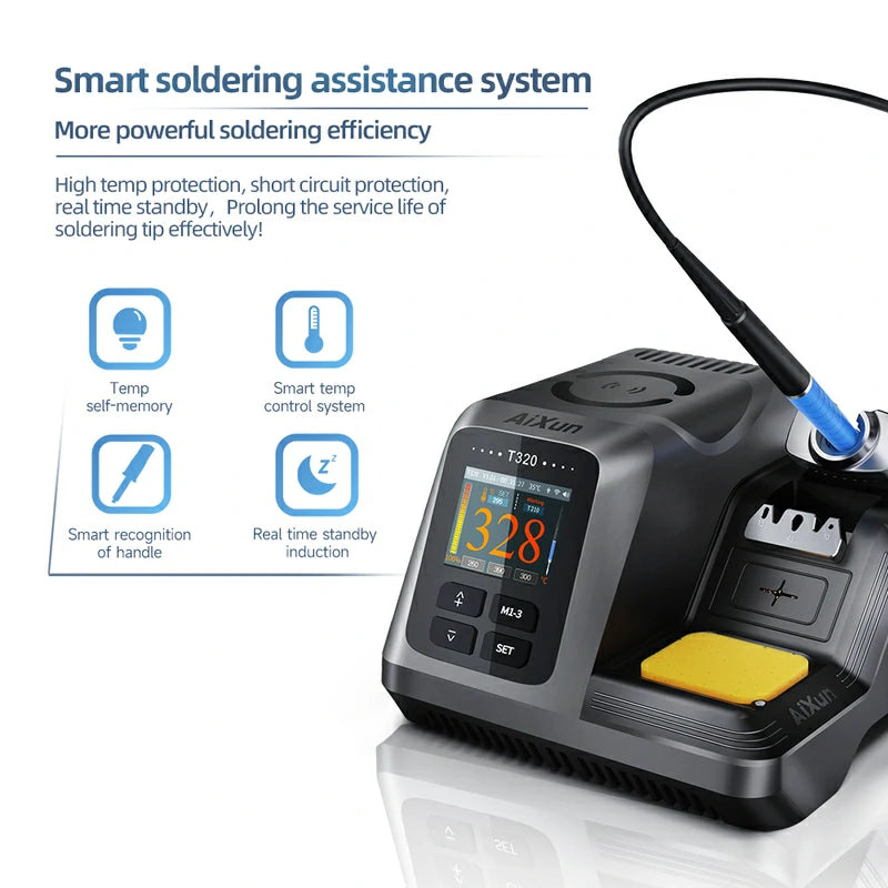 Cargue la imagen en el visor de la galería, AiXun T320 Integrated Precision Smart Soldering Station - Polar Tech Australia