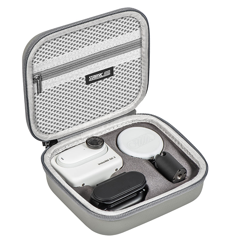 Cargue la imagen en el visor de la galería, STARTRC PU Waterproof Storage Bag for Insta360 Go 3 (Grey) - Polar Tech Australia