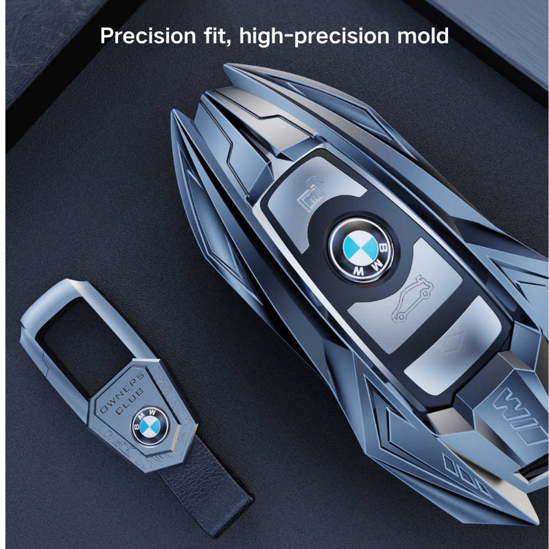 Load image into Gallery viewer, BMW Mecha Style Zinc Alloy Car Key Fob Case Cover For 1, 3, 5, 7 Series,X1, X3, X5, X6, X7 - Polar Tech Australia