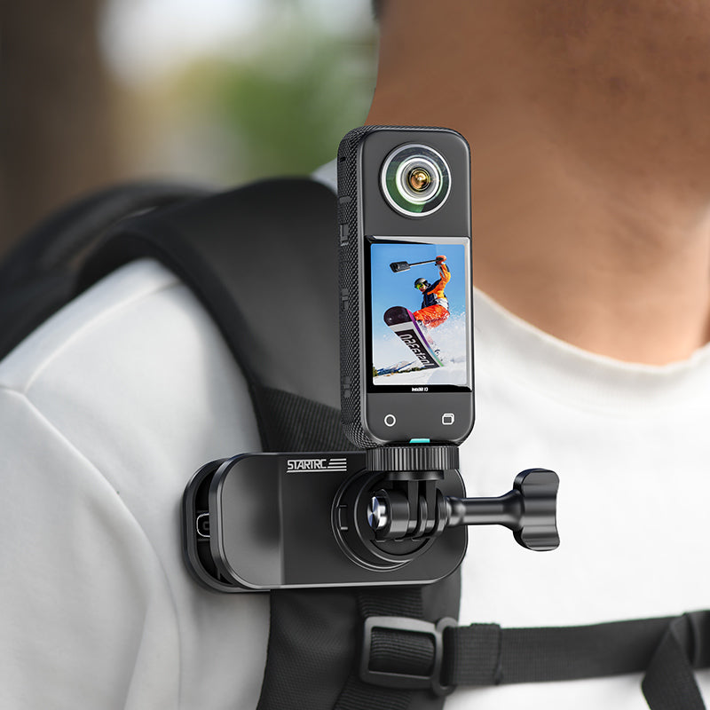 Cargue la imagen en el visor de la galería, STARTRC Magnetic Universal Backpack Clip for Action Cameras - Polar Tech Australia
