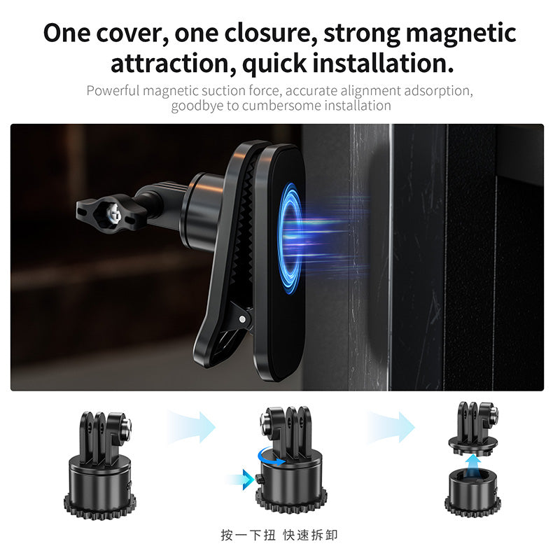 Cargue la imagen en el visor de la galería, STARTRC Magnetic Universal Backpack Clip for Action Cameras - Polar Tech Australia