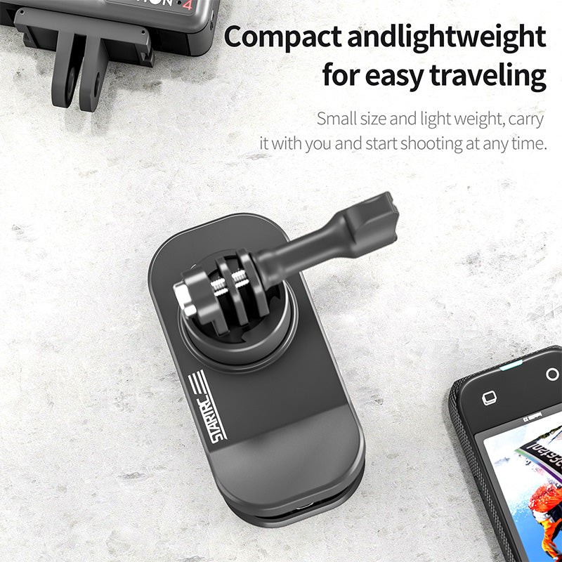 Cargue la imagen en el visor de la galería, STARTRC Magnetic Universal Backpack Clip for Action Cameras - Polar Tech Australia