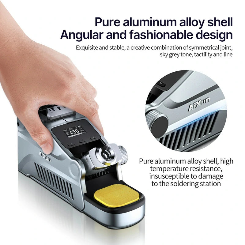 Cargue la imagen en el visor de la galería, AiXun T380 Portable Smart Soldering Station - Polar Tech Australia