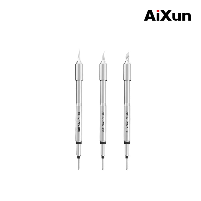 Chargez l'image dans la visionneuse de la galerie, AiXun C245 High-Level Nano Lead-Free Soldering Iron Tips – JBC-Compatible Replacement for T245 Handles - Polar Tech Australia