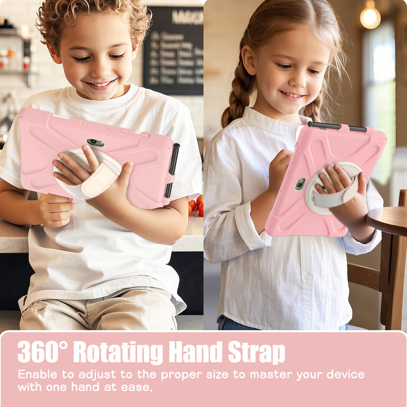 Load image into Gallery viewer, Samsung Galaxy Tab Active Pro / Active 4 Pro / Active 5 Pro Series - Heavy Duty 360 Degree Rotate Stand Hand Strap Case With Shoulder Strap - Polar Tech Australia