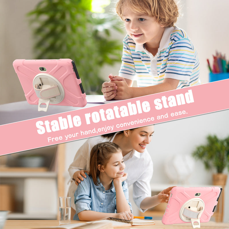 Load image into Gallery viewer, Samsung Galaxy Tab Active Pro / Active 4 Pro / Active 5 Pro Series - Heavy Duty 360 Degree Rotate Stand Hand Strap Case With Shoulder Strap - Polar Tech Australia