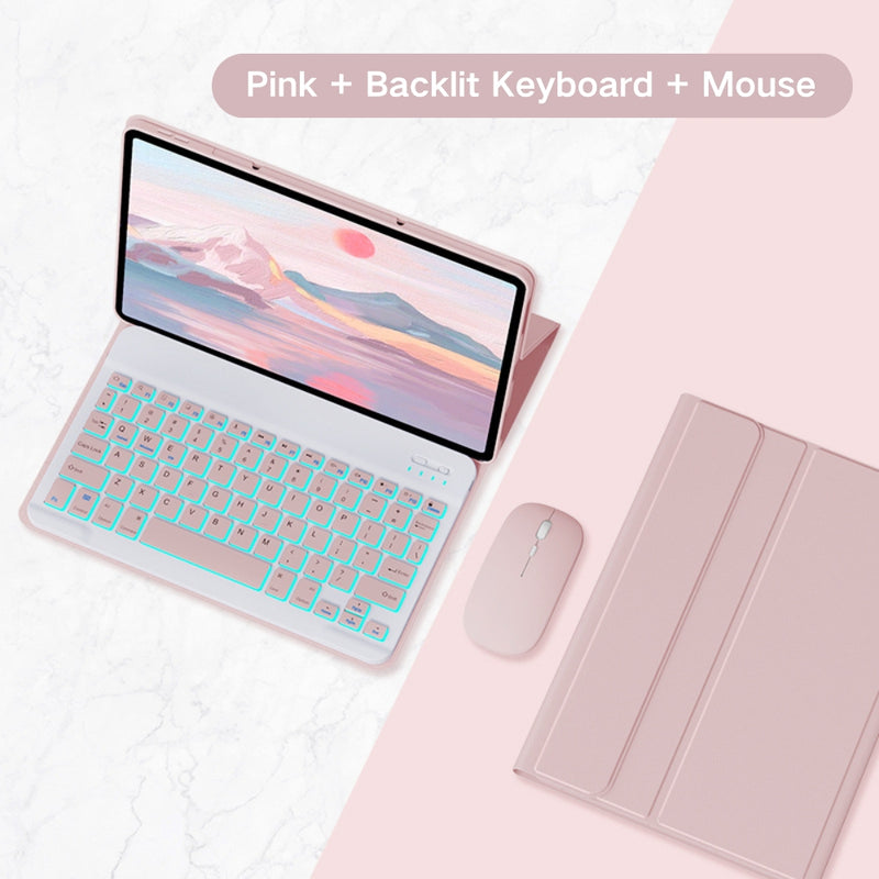 Chargez l'image dans la visionneuse de la galerie, Lenovo Tab M11 11.0" 2024 (TB-330XU/330FU) - Detachable Magnetic Bluetooth Keyboard Case With Backlight and Mouse - Polar Tech Australia