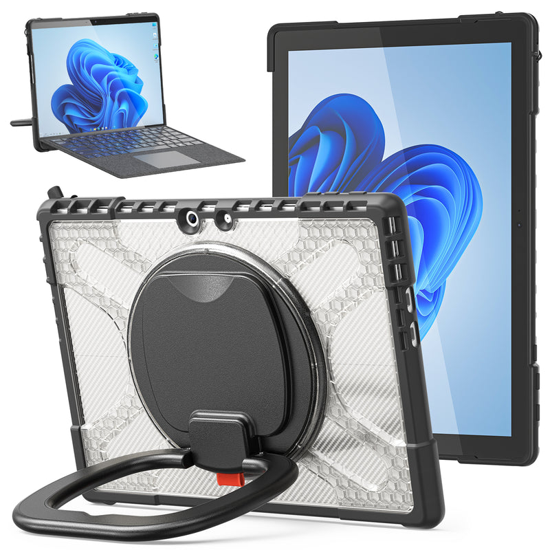 Load image into Gallery viewer, Microsoft Surface Pro 8 (1983) - 360 Degree Rotate Shockproof Heavy Duty Tough Stand Case Cover With Pen Holder - Polar Tech Australia