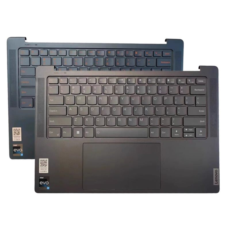 Chargez l'image dans la visionneuse de la galerie, Lenovo Yoga Pro 14s (Year 2023) IRH8 ARP8 IRP8D Slim Pro 9 14IRP8 - Keyboard With Back Light & Trackpad Frame Housing Palmrest US Layout Assembly - Polar Tech Australia