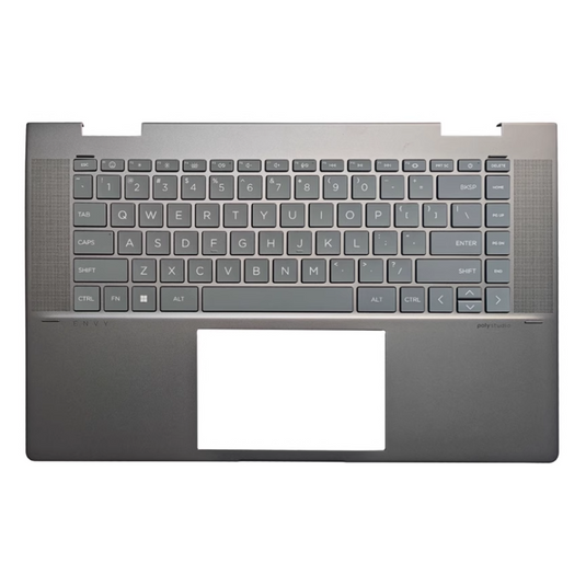 HP Envy X360 15-FE 15T-FE 15-FH 2-in-1 TPN-C165 TPN-C166 Series - Laptop Palmrest Cover With Keyboard US Layout - Polar Tech Australia
