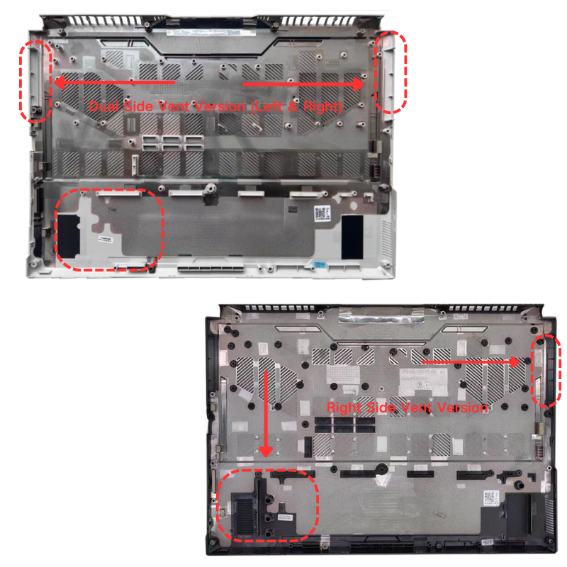 Cargue la imagen en el visor de la galería, Asus TUF Gaming 3 / 4 FA507 FX507 - Bottom Housing Frame Cover Case Replacement Parts - Polar Tech Australia
