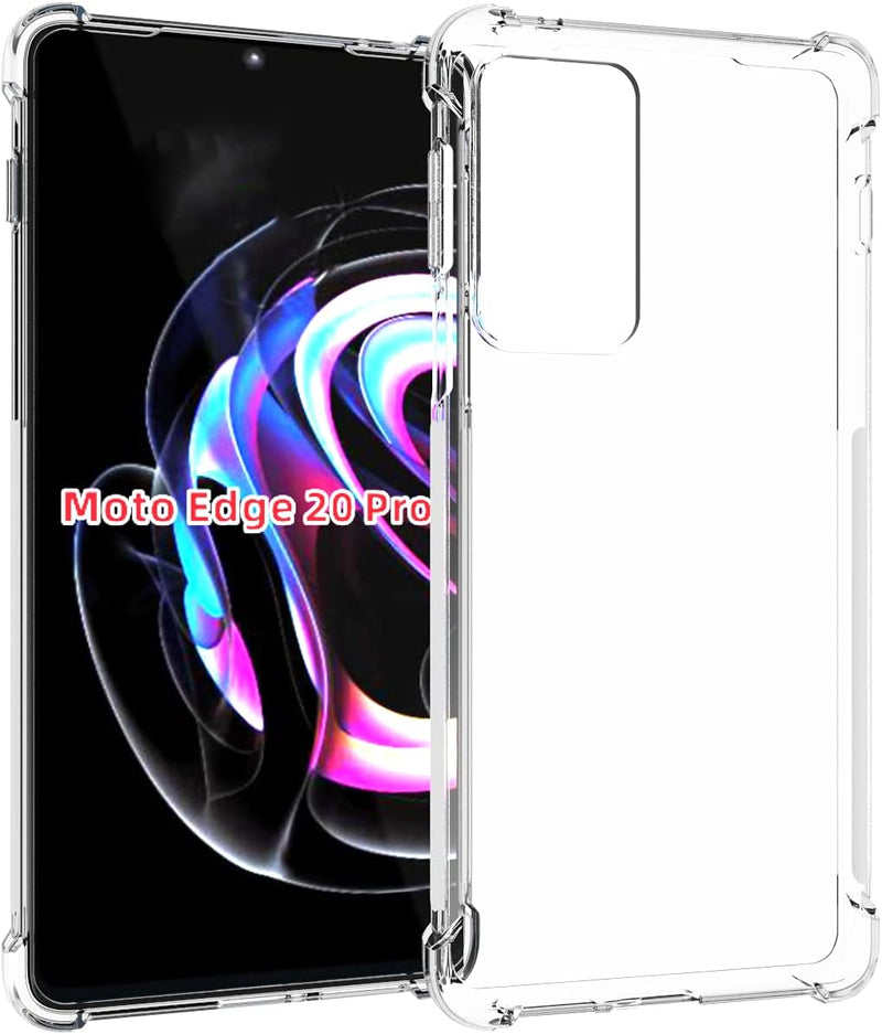 Cargue la imagen en el visor de la galería, Motorola Moto Edge 20 Pro - AirPillow Cushion Transparent Soft Clear TPU Four Corners Protective Case - Polar Tech Australia