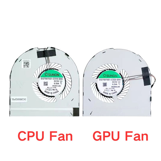 Dell Precision 7550 7560 M7550 M7560 (Year 2020) Series - Laptop CPU & GPU Cooling Fan - Polar Tech Australia