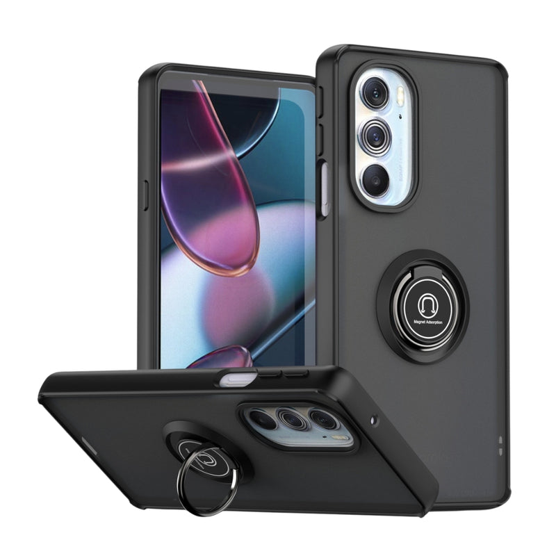 Cargue la imagen en el visor de la galería, Motorola Moto G35 - Armor Matte Magnetic Ring Stand Case - Polar Tech Australia