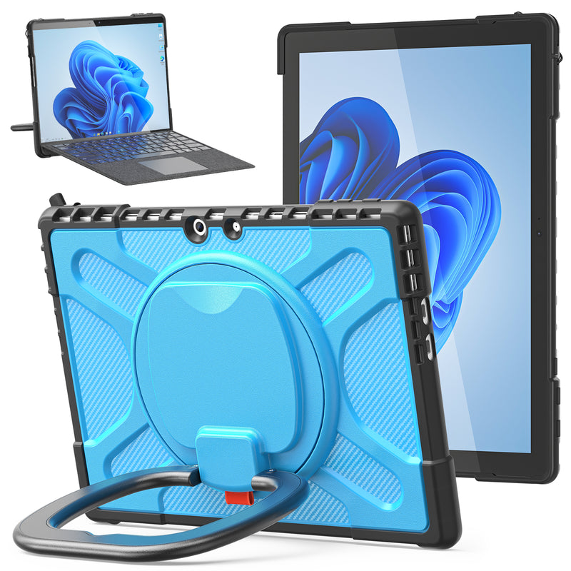 Load image into Gallery viewer, Microsoft Surface Pro 8 (1983) - 360 Degree Rotate Shockproof Heavy Duty Tough Stand Case Cover With Pen Holder - Polar Tech Australia