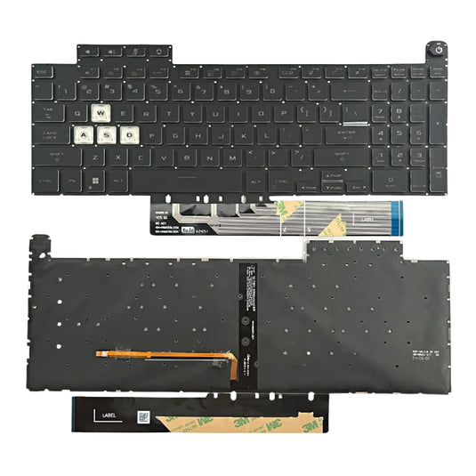 ASUS TUF Gaming A15 F15 FA507 FX507 FX507R A17 FA707 F17 FX707 & TUF Dash F15 FX517 Series - Laptop Keyboard With Backlit US Layout - Polar Tech Australia