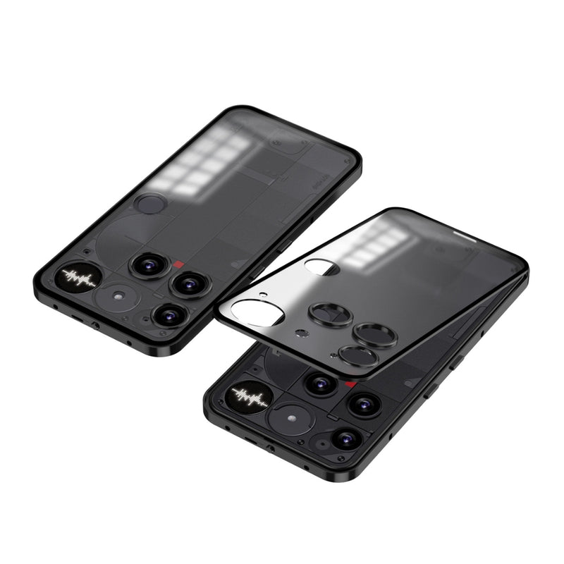 Cargue la imagen en el visor de la galería, Nothing Phone (3) - Snap Buckle Metal Frame Frosted Phone Case - Polar Tech Australia