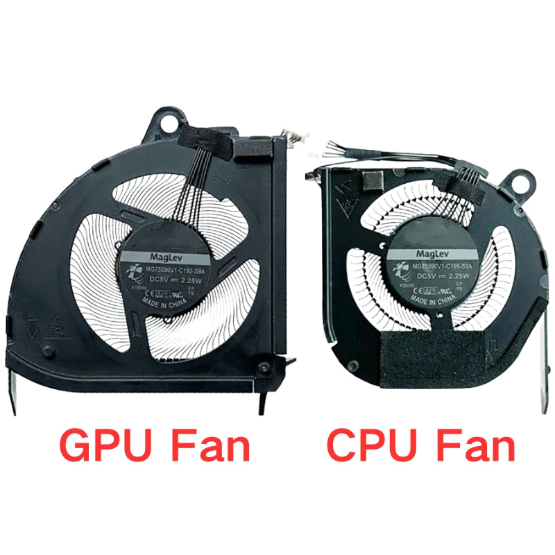 Cargue la imagen en el visor de la galería, Lenovo Thinkpad P15 Gen1 P15 N19E Series - CPU & GPU Cooling Fan Replacement Parts - Polar Tech Australia