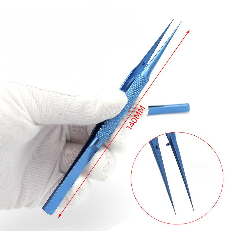 Cargue la imagen en el visor de la galería, YCS Repair Flyline Tweezers – Titanium Alloy Fine Tip Straight & Bent Tweezers (140mm) - Polar Tech Australia