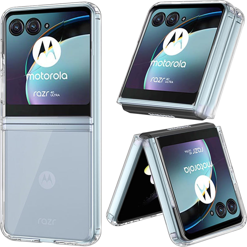 Cargue la imagen en el visor de la galería, Motorola Moto Razr 40 - AirPillow Cushion Transparent Soft Clear TPU Shockproof Case - Polar Tech Australia