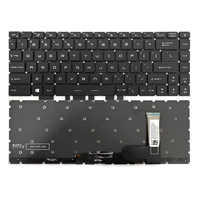 Cargue la imagen en el visor de la galería, MSI reator Z16 MS-1571 Z16-A11UET 16V4 14D3 14DK Series - Laptop Keyboard With Backlit US Layout - Polar Tech Australia