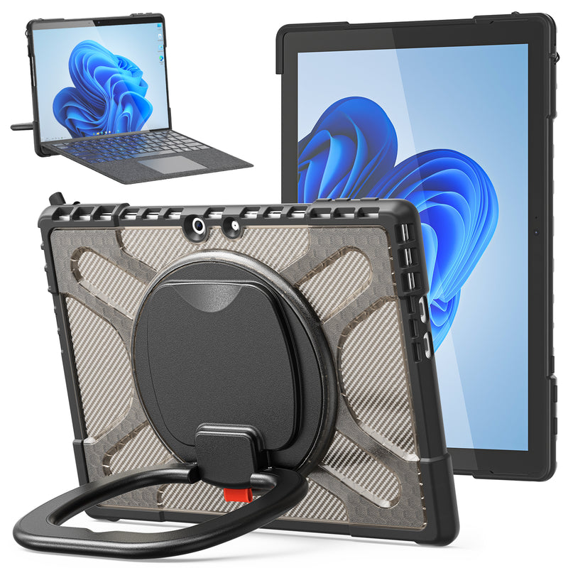 Load image into Gallery viewer, Microsoft Surface Pro 8 (1983) - 360 Degree Rotate Shockproof Heavy Duty Tough Stand Case Cover With Pen Holder - Polar Tech Australia