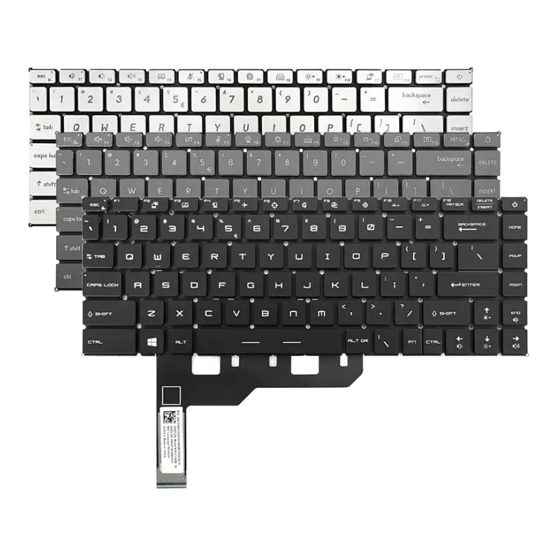 Cargue la imagen en el visor de la galería, MSI GS66 Stealth GE66 Raider GP66 & Stealth 15M MS-1541 MS-1551 MS-1562 MS-1563 MS-1571 Series - Laptop Keyboard With Backlit US Layout - Polar Tech Australia
