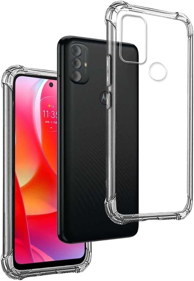 Load image into Gallery viewer, Motorola Moto G Power 2022 - AirPillow Cushion Transparent Soft Clear TPU Four Corners Protective Case - Polar Tech Australia