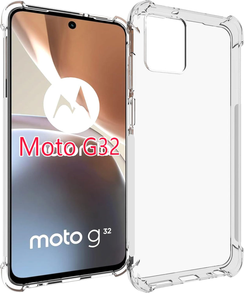 Load image into Gallery viewer, Motorola Moto G32 - AirPillow Cushion Transparent Soft Clear TPU Four Corners Protective Case - Polar Tech Australia