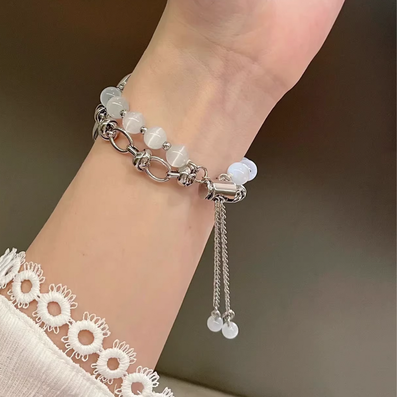 Load image into Gallery viewer, Fitbit Inspire 1 / 2 / 3 - Stylish Beaded Bracelet Strap - Polar Tech Australia