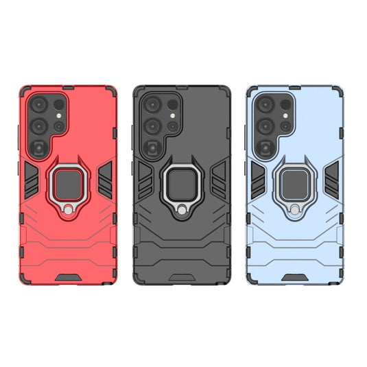Samsung Galaxy S25 Edge (SM-S937) - Heavy Duty Armor Case With Ring Holder Stand - Polar Tech Australia
