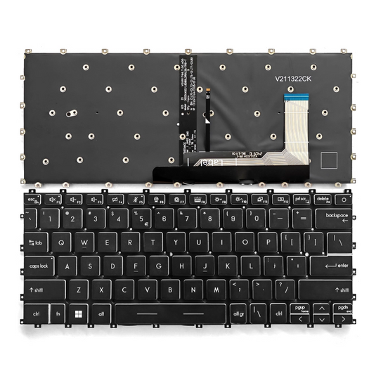 MSI Summit 13 Evo A2HM A2HMTG A2VM A2VMTG MS-13P5 Series - Laptop Keyboard With Backlit US layout - Polar Tech Australia