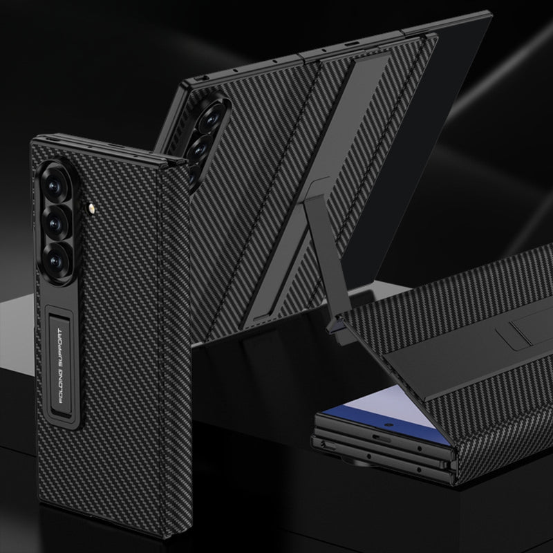 Chargez l'image dans la visionneuse de la galerie, Samsung Galaxy Z TriFold - Business Flip Leather Cover with Integrated Screen Protector and Stand