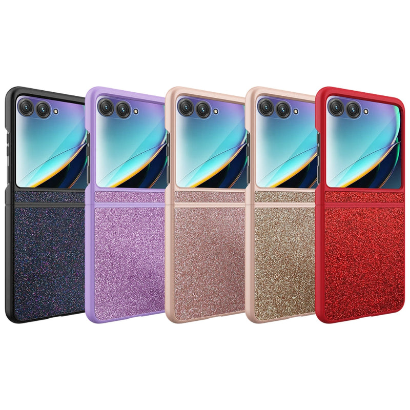 Cargue la imagen en el visor de la galería, Motorola Razr 50/Ultra - Glitter Sparkly Silicone Full Coverage Shockproof Phone Case - Polar Tech Australia