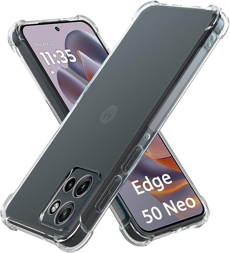 Cargue la imagen en el visor de la galería, Motorola Moto Edge 50 Neo/S50/ThinkPhone 25 - AirPillow Cushion Transparent Soft Clear TPU Four Corners Protective Case - Polar Tech Australia