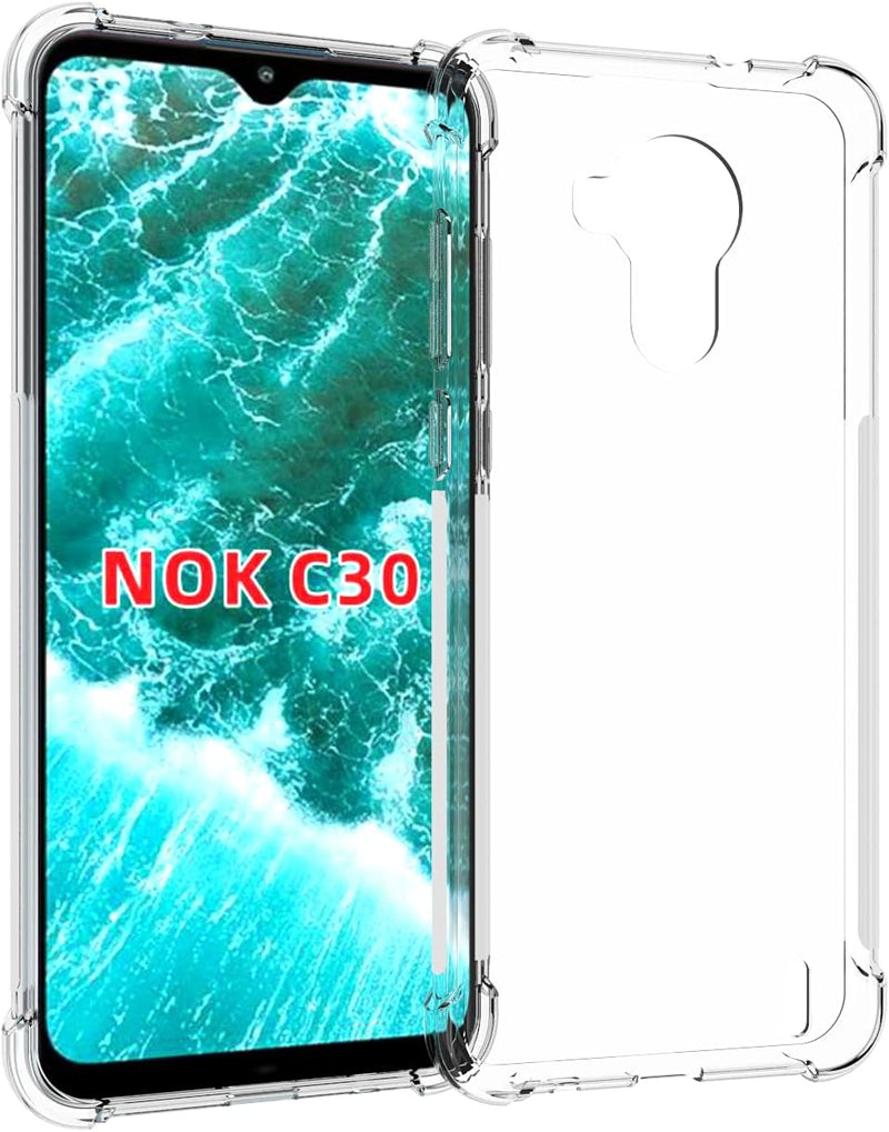 Load image into Gallery viewer, Nokia C30 - AirPillow Cushion Transparent Soft Clear TPU Four Corners Protective Case - Polar Tech Australia