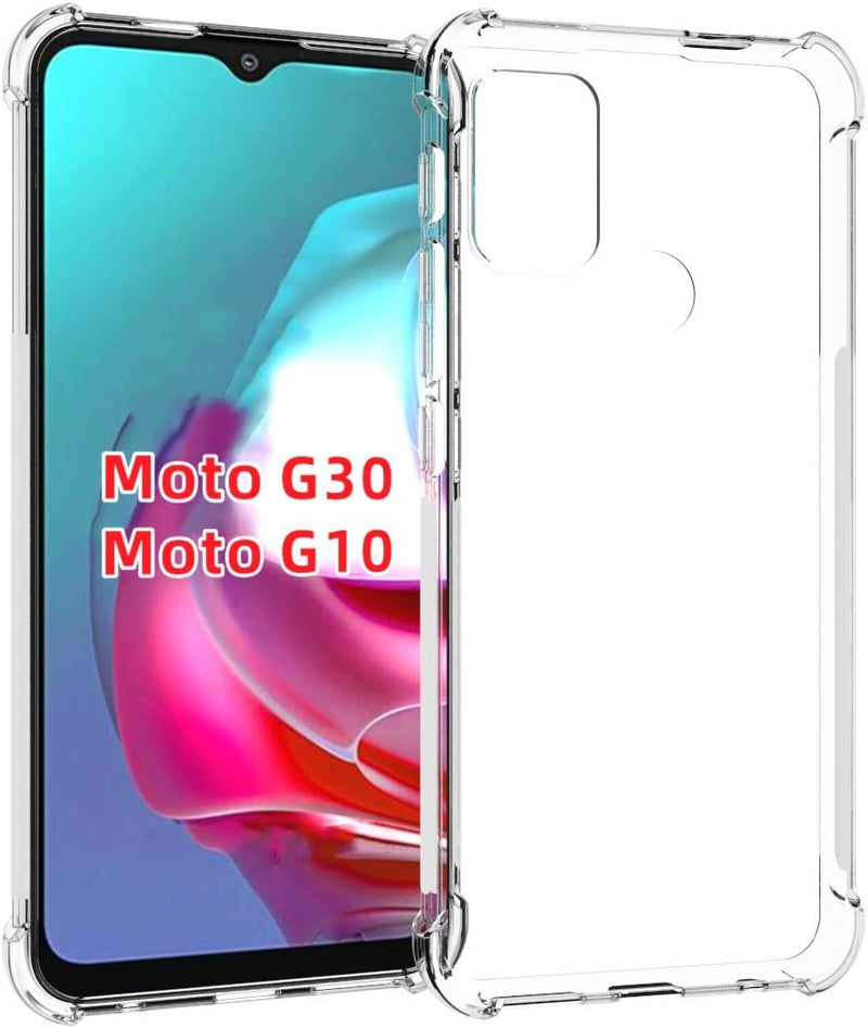Load image into Gallery viewer, Motorola Moto G10/Moto G20/Moto G30/Moto G10 Power - AirPillow Cushion Transparent Soft Clear TPU Four Corners Protective Case - Polar Tech Australia