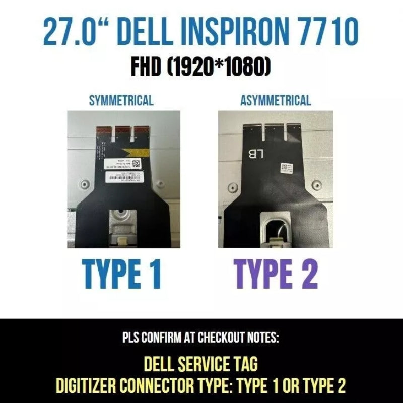 Chargez l'image dans la visionneuse de la galerie, Dell Inspiron 27 inch 7790 9900 7780 7770 MV270FHM-N30 AIO - Laptop LCD Display Touch Screen Digitizer Panel Assembly - Polar Tech Australia