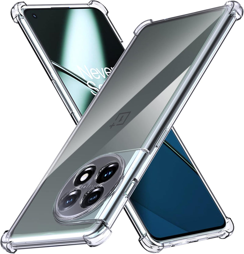 Chargez l'image dans la visionneuse de la galerie, OnePlus 1+11/11R - AirPillow Cushion Transparent Soft Clear TPU Four Corners Protective Case - Polar Tech Australia