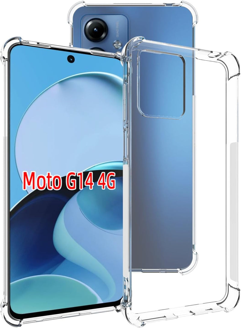 Load image into Gallery viewer, Motorola Moto G14 - AirPillow Cushion Transparent Soft Clear TPU Four Corners Protective Case - Polar Tech Australia