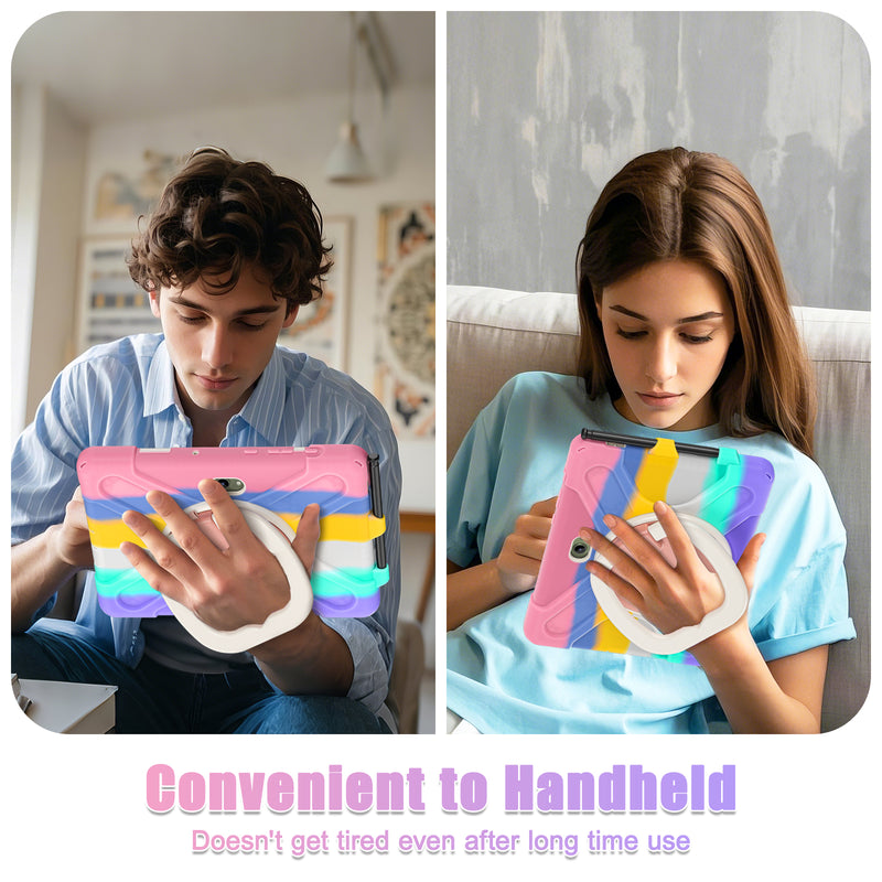 Load image into Gallery viewer, Samsung Galaxy Tab Active Pro / Active 4 Pro / Active 5 Pro Series - Heavy Duty 360 Degree Rotate Stand Hand Strap Case With Shoulder Strap - Polar Tech Australia