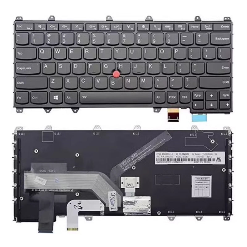 Chargez l'image dans la visionneuse de la galerie, Lenovo Yoga X380 Yoga 2-In-1 - Keyboard With Back Light US Layout Replacement Parts - Polar Tech Australia