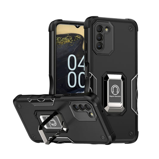 Nokia X100 - Non-slip Shockproof Armor Phone Case with Ring Holder - Polar Tech Australia