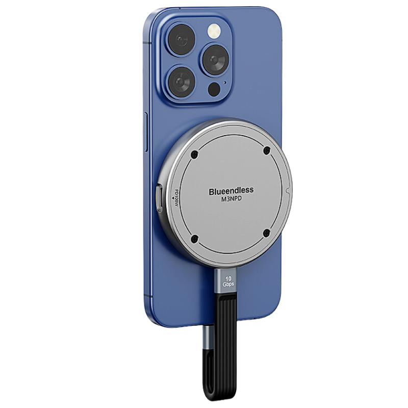 Chargez l'image dans la visionneuse de la galerie, Magnetic M.2 2230 NVMe SSD Enclosure with Magsafe for iPhone 16 15 Pro Max ProRes, USB C to NVMe Adapter,External SSD Case for MacBook, iPad Pro - Polar Tech Australia